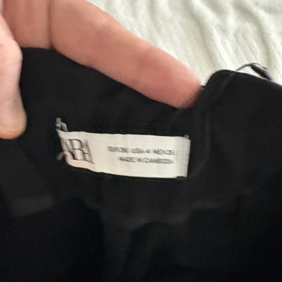 Zara women's Black Cargo Pants - Picture 2 of 3